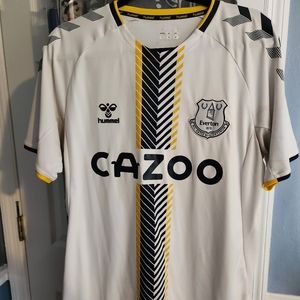 Everton 2021/2022 white kit 24 Anthony gordon